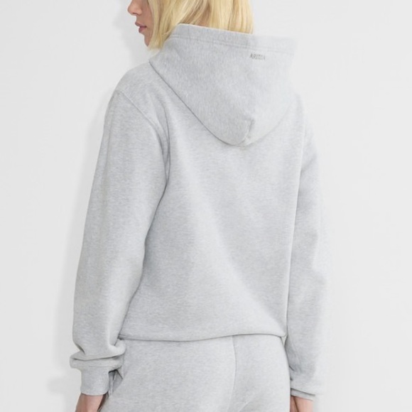 Aritzia color white Cozy Fleece Boyfriend Zip Hoodie - Picture 2 of 7
